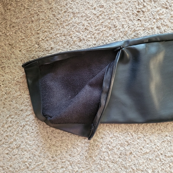 Black Zara Leather Pants - Picture 4 of 5